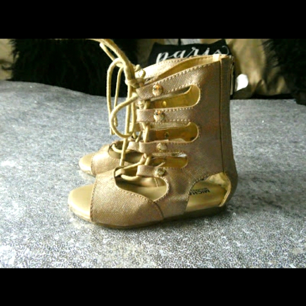 Toddler girl Micheal Kors gladiator sandals 9
